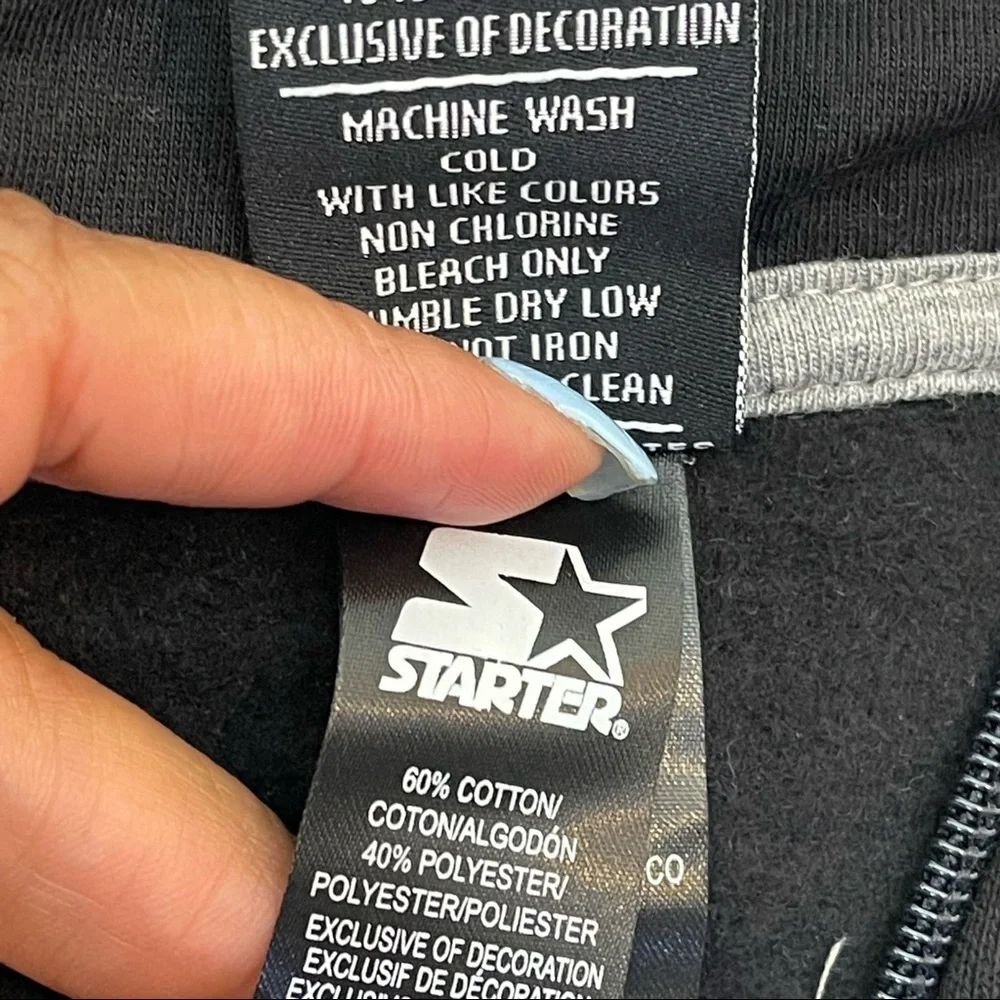 Starter Zip-Up Logo Hoodie unisex